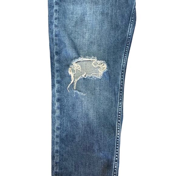 rag & bone Blue Distressed Skinny Jeans - Picture 5 of 15